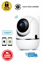 AksuLife Mini IP Güvenlik Kamerası Kablosuz WiFi 1080P Full HD Gece Görüşlü Hareket Sensörlü Ev ve Ofis Kamerası