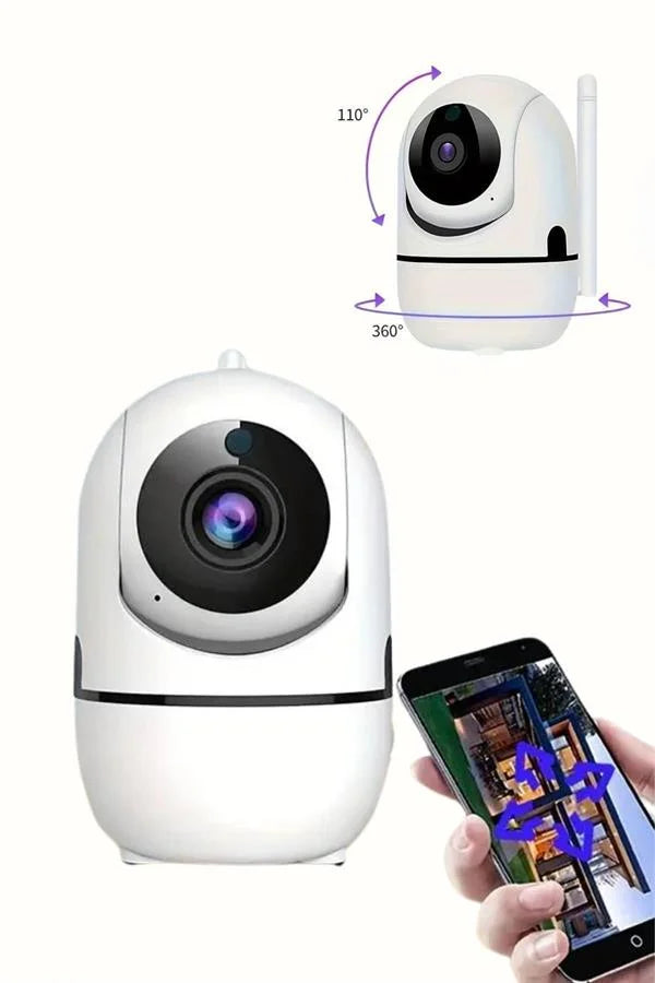 AksuLife Mini IP Güvenlik Kamerası Kablosuz WiFi 1080P Full HD Gece Görüşlü Hareket Sensörlü Ev ve Ofis Kamerası